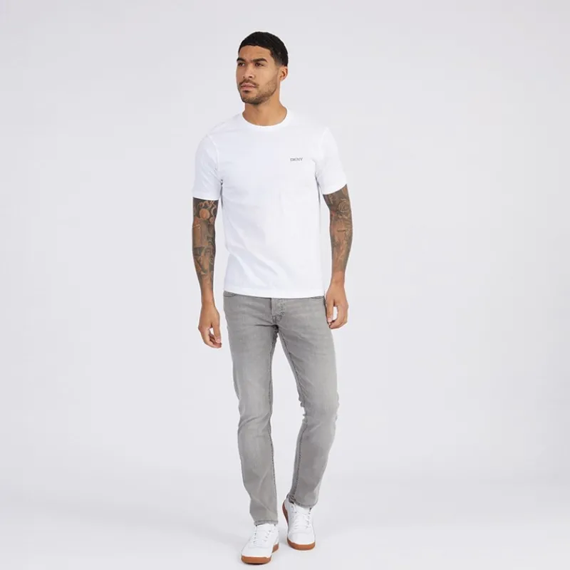 Clearance DKNY Herre Giants 3-pak T-shirts Sort/Hvid/Grå Melange