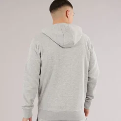 Sale Ellesse Herre Giffone Hættetrøje Light Grey Marl Lysegrå Mergel