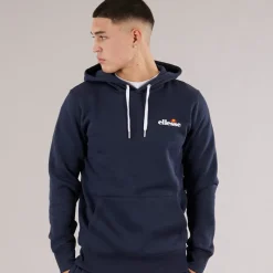 Clearance Ellesse Herre Giffone Hættetrøje Navy Marineblå
