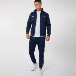 New Ellesse Herre Giraldo Tapet Poly Træningsdragt Blå Marineblå
