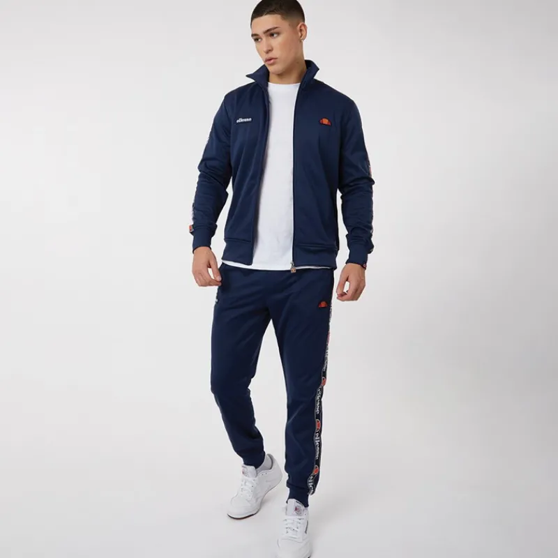 New Ellesse Herre Giraldo Tapet Poly Træningsdragt Blå Marineblå