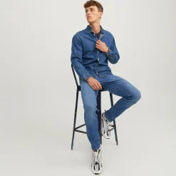 Sale JACK & JONES Herre Glenn Original SQ 223 Noos Jeans Blue Denim