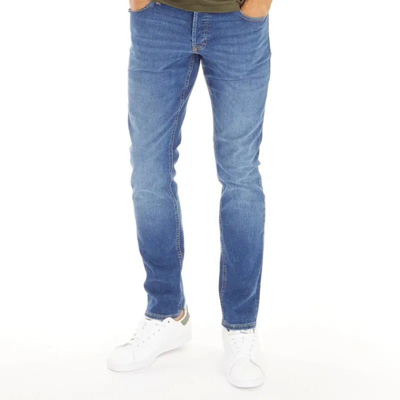 Outlet JACK & JONES Herre Glenn SQ 327 Slim Fit Jeans Blå