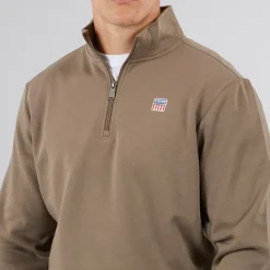 Hot Vinson Herre Glyn Sweatshirt Valnød Brun