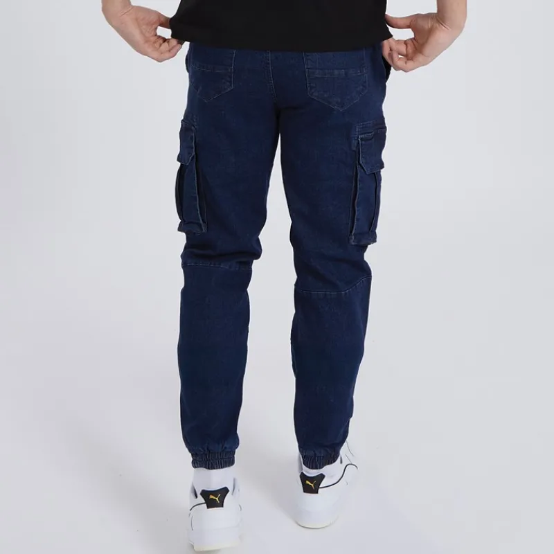 New Bench Herre Goffey Slim Fit Jeans Mørk Indigo Vask