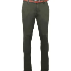 Discount Indicode Herre Gower Chinos Army Mørkegrøn