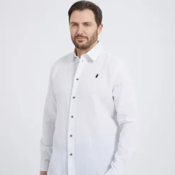 New MCS Herre Grand Prairie Langærmet shirts Hvid