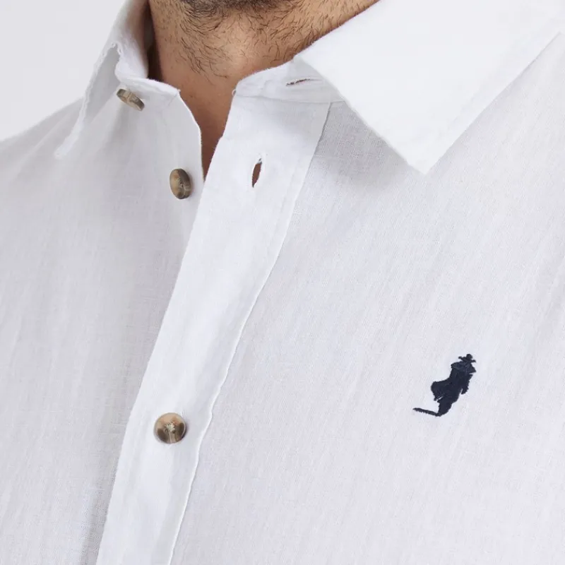 New MCS Herre Grand Prairie Langærmet shirts Hvid
