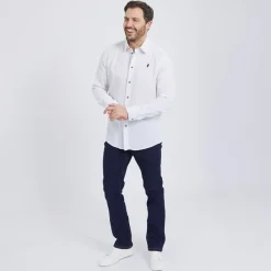 New MCS Herre Grand Prairie Langærmet shirts Hvid