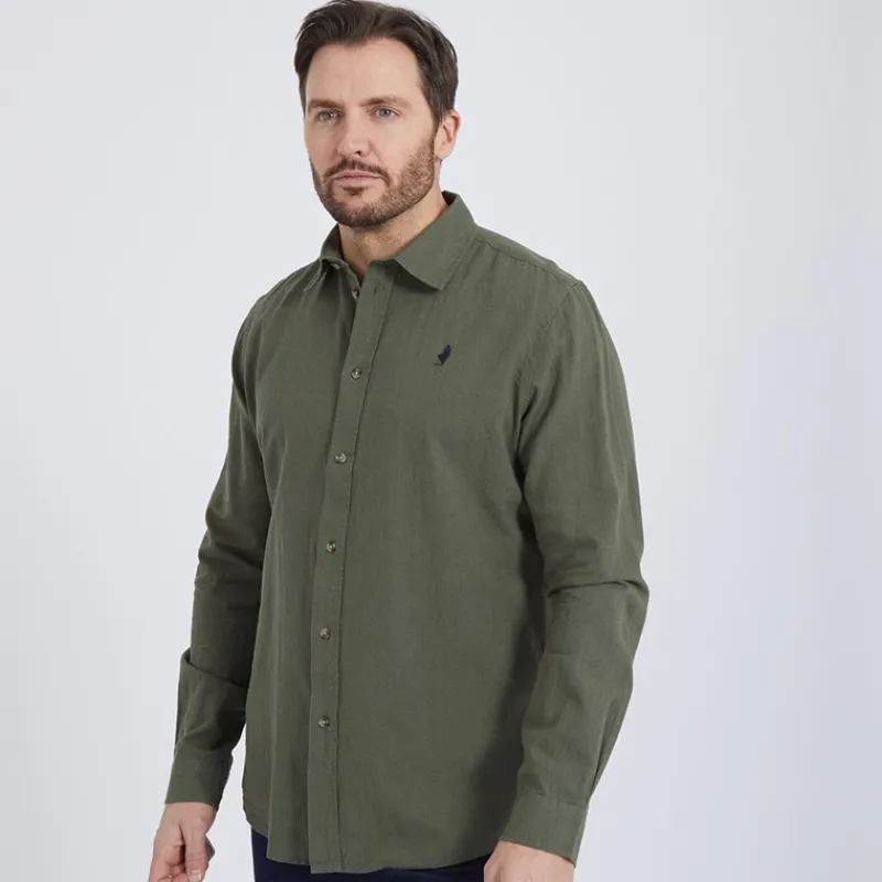 Best MCS Herre Grand Prairie Langærmet shirts kakigrøn kakigrøn