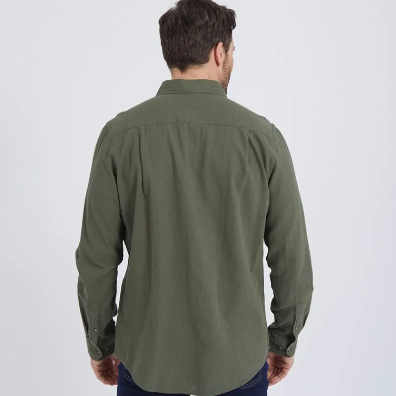 Best MCS Herre Grand Prairie Langærmet shirts kakigrøn kakigrøn