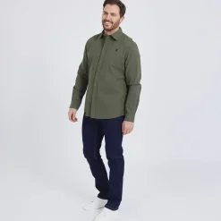 Best MCS Herre Grand Prairie Langærmet shirts kakigrøn kakigrøn