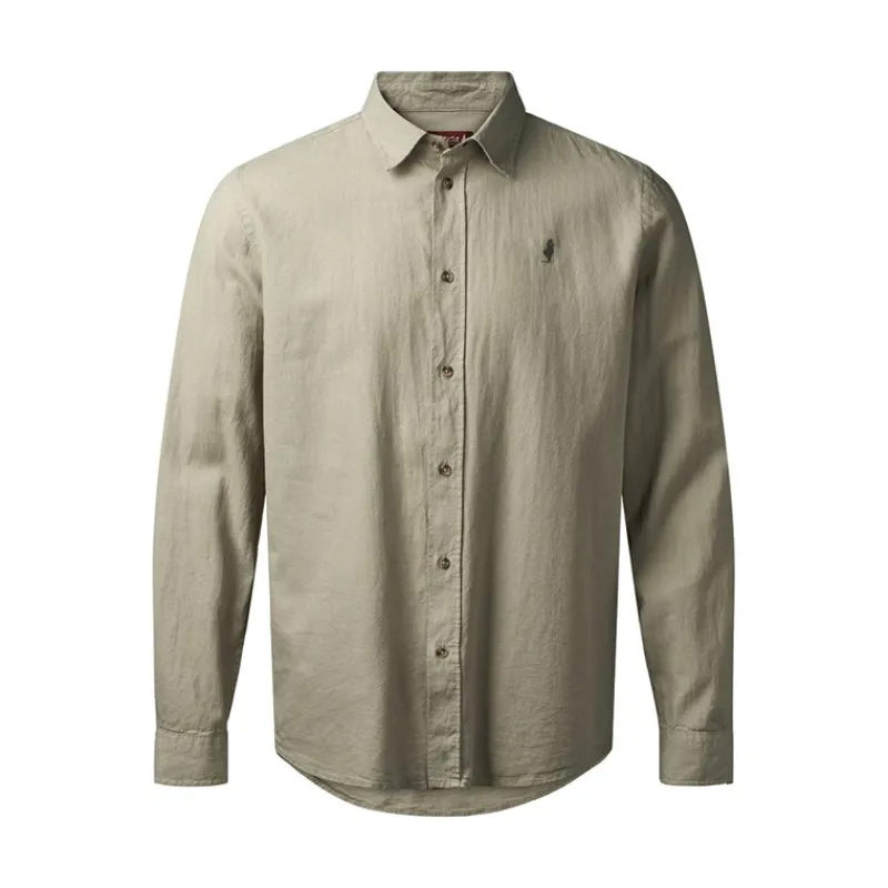 Sale MCS Herre Grand Prairie Langærmet shirts Grå Lysegrå