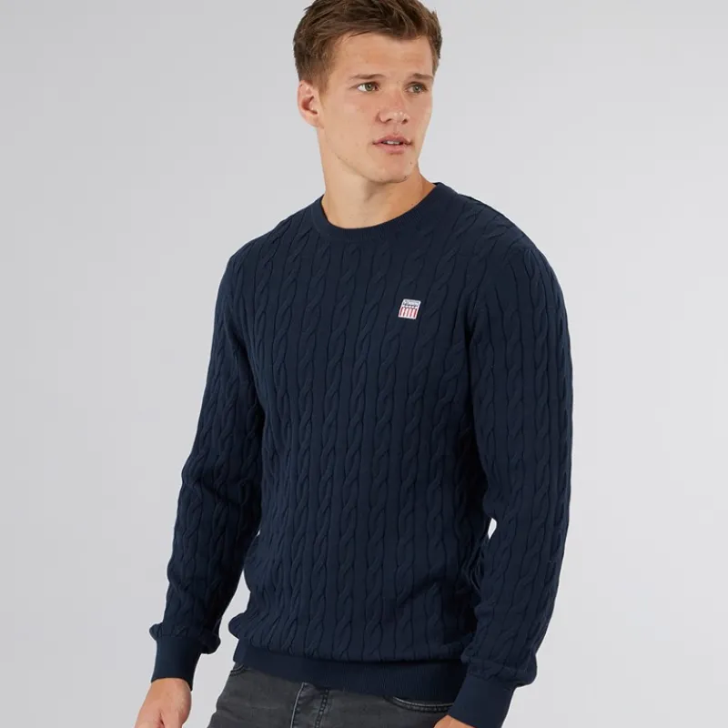 Sale Vinson Herre Grant Jumper Mørk Safir Marineblå