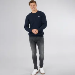 Sale Vinson Herre Grant Jumper Mørk Safir Marineblå