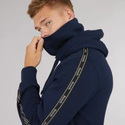 Sale Bench Herre Guttell Træningssæt med Branded Tape Detalje Blå Marineblå