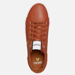 Lyle And Scott Vintage Herre Halket Træningssko Cognac Brun
