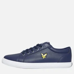 Lyle And Scott Vintage Herre Halket Træningssko Navy Marineblå