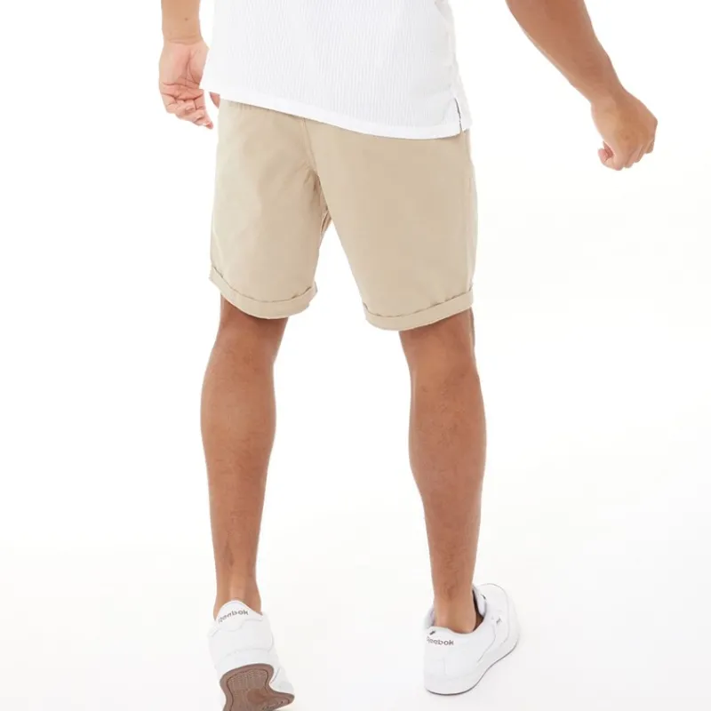 Online Brave Soul Herre Hampson Chino Shorts Sten Beige
