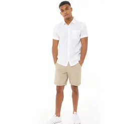 Online Brave Soul Herre Hampson Chino Shorts Sten Beige