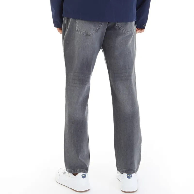 Online Avant Garde Herre Harlow Jeans Med Lige Ben Grå Vasket Grå
