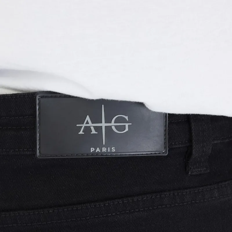 Outlet Avant Garde Herre Harlow Jeans Med Lige Ben Sort