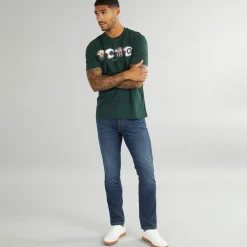 Online Ben Sherman Herre Helmets T-shirts Grøn