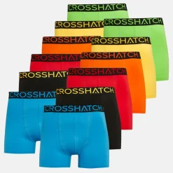 Clearance Crosshatch Herre Highlighter 12-pak Boksershorts Assorteret