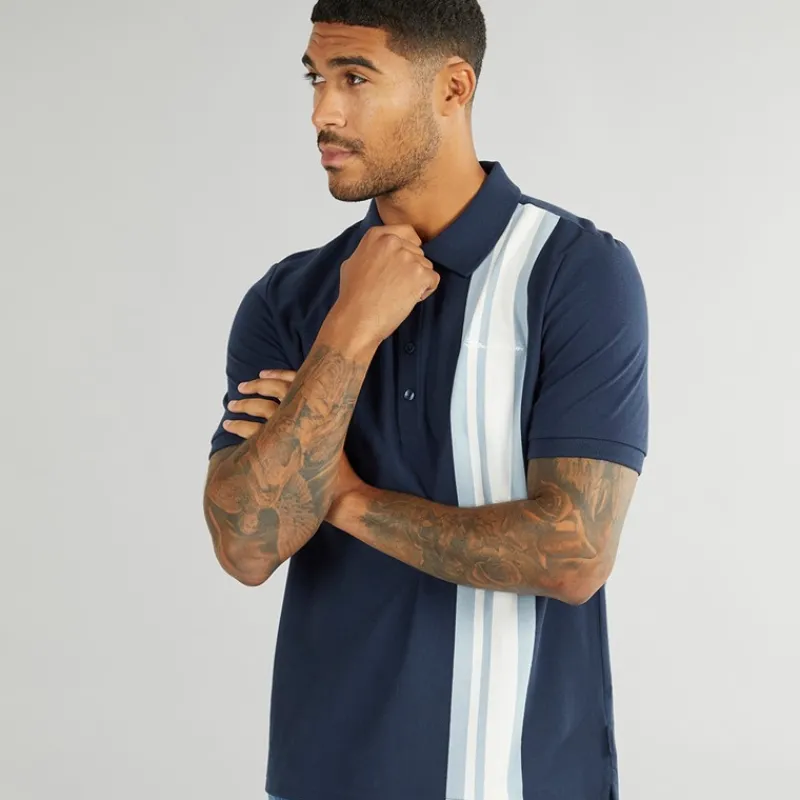 Best Ben Sherman Herre House Mod Kortærmet poloer Blå Marineblå