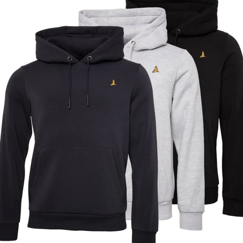 Clearance Brave Soul Herre Howard 3-pak Hoodies Sort/Grå/Blå