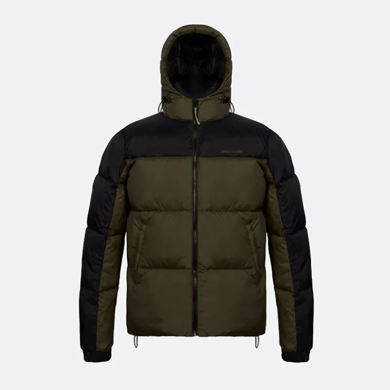 Clearance Copenhagen Legacy Herre Hættejakke Army / Sort kakigrøn