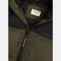 Clearance Copenhagen Legacy Herre Hættejakke Army / Sort kakigrøn