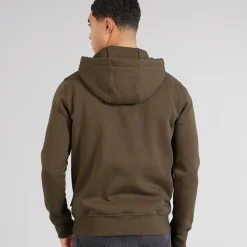 French Connection Herre hættetrøje khaki kakigrøn