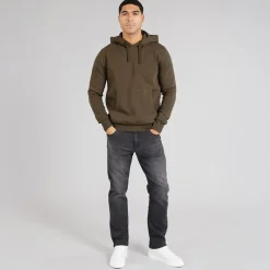 French Connection Herre hættetrøje khaki kakigrøn