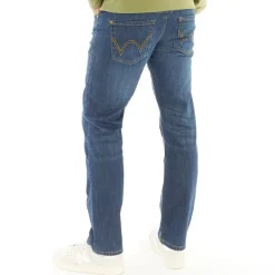 Discount Duck and Cover Herre Hydras Jeans Med Lige Ben Blå Blå