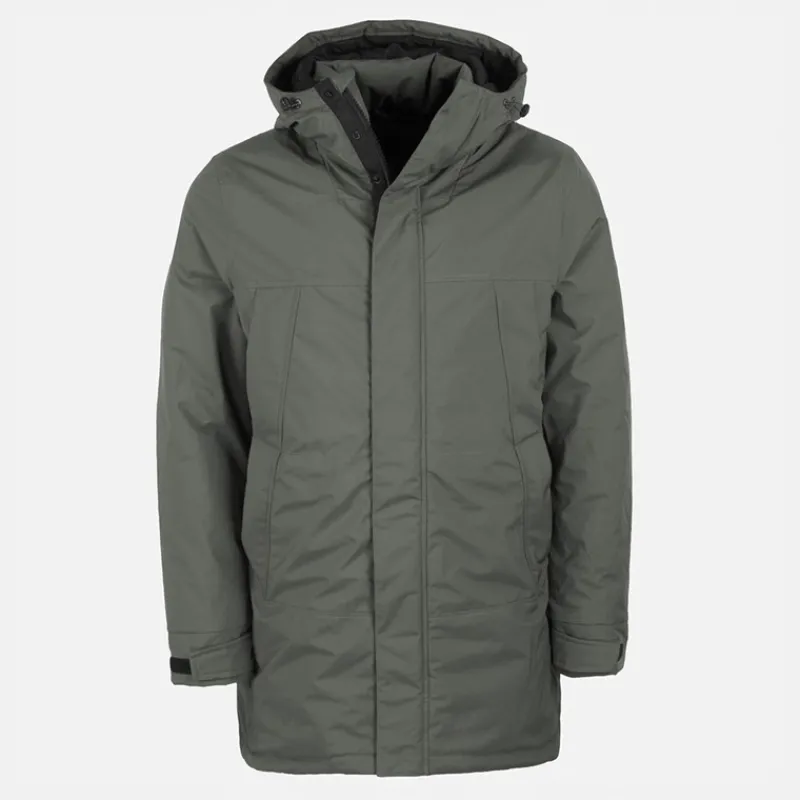 Discount Indicode Herre Inbenyol Frakke Parka Castor Gray Grå