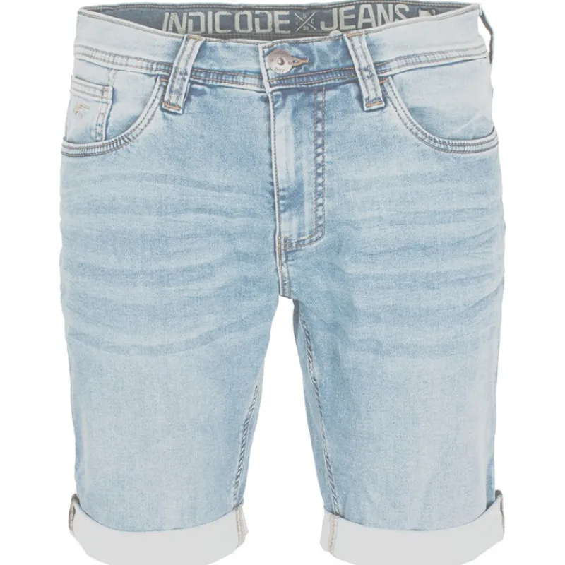 Best Indicode Herre Indelmare Denimshorts Blå Lyseblå