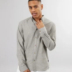 Hot Indicode Herre Inmeis Langærmet shirts Sort