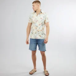 Sale Indicode Herre Inpadrik Skjorter med korte ærmer Flerfarvet