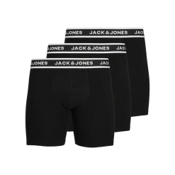 New JACK & JONES Herre Jacsolid tre pak boxershorts Sort