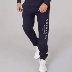 Clearance Crosshatch Herre Jamals Joggers Navy Marineblå