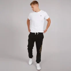New Crosshatch Herre Jamals Joggingbukser Sort