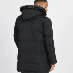Discount Brave Soul Herre Jethrow Tech Lang Parka Sort