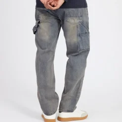 Best Brave Soul Herre Joiner Carpenter Løstsiddende Jeans Mb Blå Vask Mellemblå