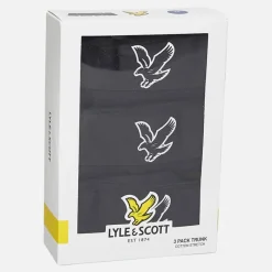 Online Lyle And Scott Vintage Herre Jonathan Tre Pak Trunks Sort