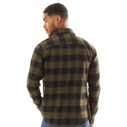 Hot JACK & JONES Herre Joshua Efterår Buffalo Langærmet Ternet Skjorte Skov Nat Grøn