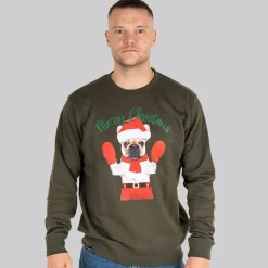 Best Marcus Herre Jule Sweater Olive Green Olivengrøn