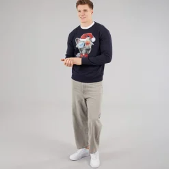 New Marcus Herre Jule Sweatshirt Dark Navy Marineblå