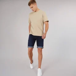 Online Indicode Herre Kaden Denim Shorts Blå