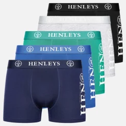 Best Henleys Herre Kelmack Boxer shorts Flerfarvet